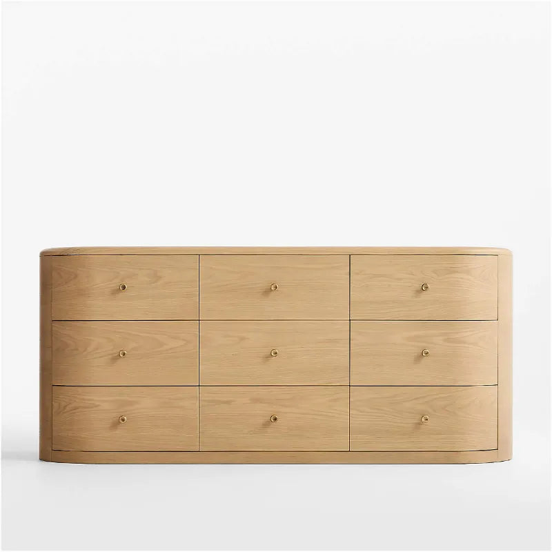 unit view chest of drawers oak wood 9 drawers Anneli