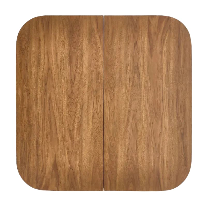 Milano Coffee Table Mahogany with Walnut Wood 48" Square