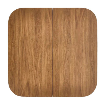 Milano Coffee Table Mahogany with Walnut Wood 48" Square