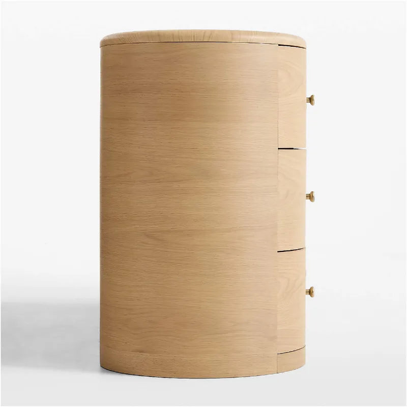 side grain highlighted chest of drawers oak wood 9 drawers Anneli