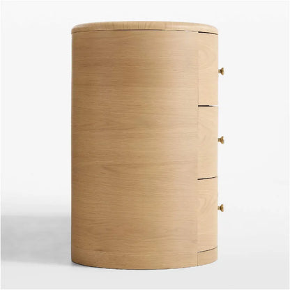 side grain highlighted chest of drawers oak wood 9 drawers Anneli