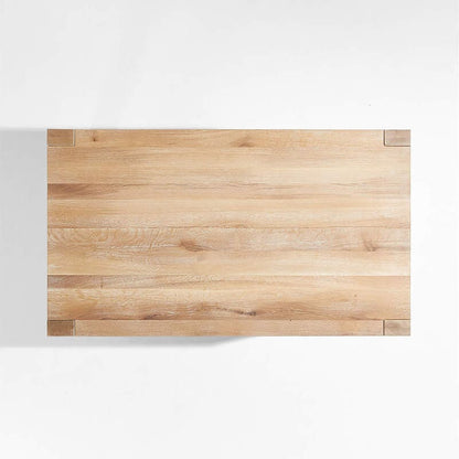 table top view Terra solid wood dining table