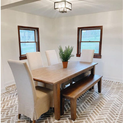 Basque 82 dining table light room